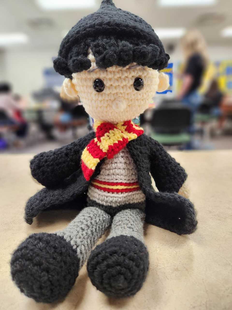 Photo of crochet person 